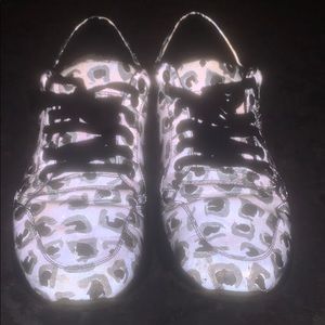 Gucci Leopard Reflective Track Sneakers